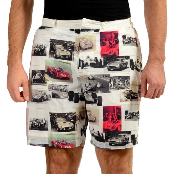 Scuderia Ferrari Men's "Fluid Print" Multi-Color Shorts US 2XL IT 56 - Picture 1 of 6